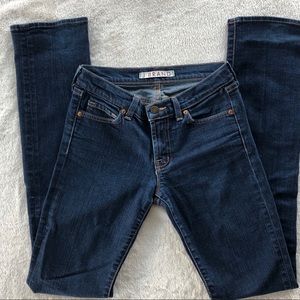 J BRAND Mid-rise Straight Leg Jeans